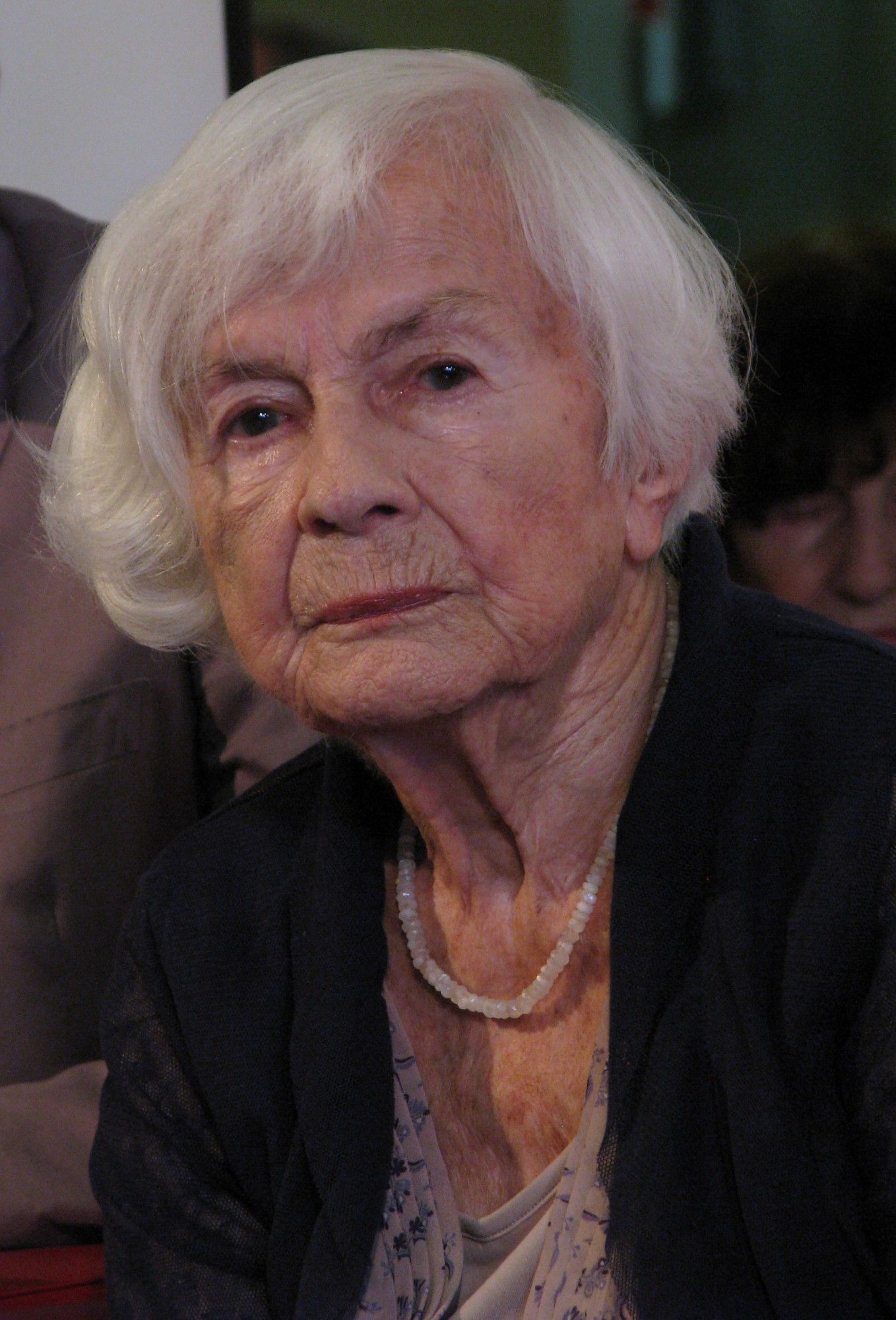 Danuta Szaflarska, 2013, Warszawa, fot. Mariusz Kubik, CC BY 3.0, Wikipedia Commons